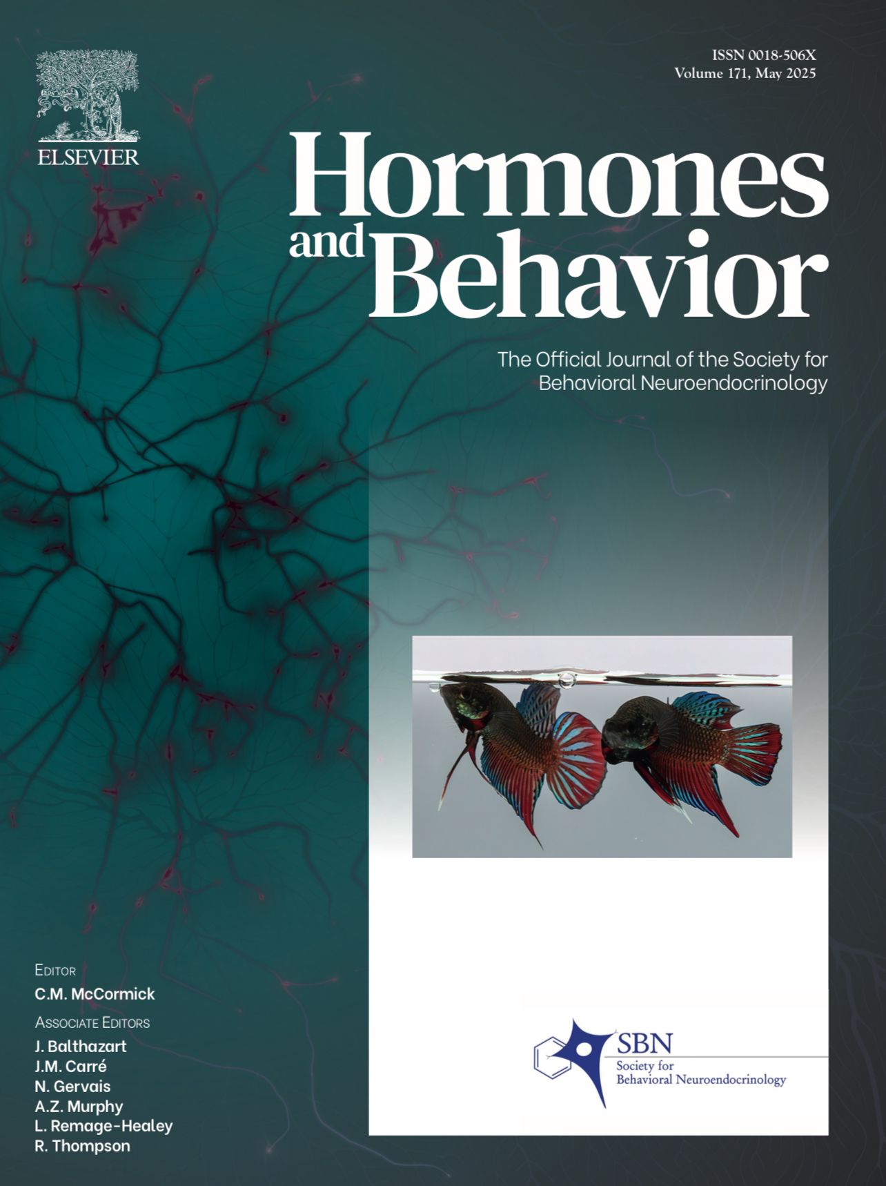 Hormones and Behavior Cover 2025